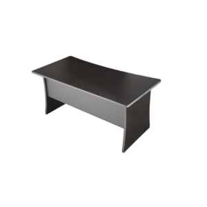 Scrivania Unisit Spirit fianchi a pannello 180x80x72 cm wengé per scrivanie componibili