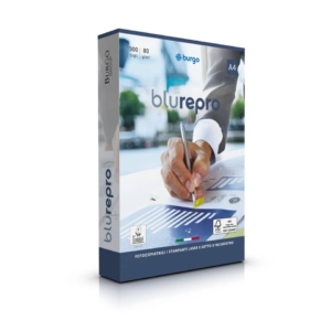 Carta per fotocopie A4 Burgo Repro Blu A4 - Premium Quality 80g/m² bianca Risma 500 fogli - 8142