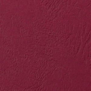 Copertine per rilegatura GBC Leathergrain in cartoncino goffrato A4 Rosso scuro - CE040030 (conf.100)