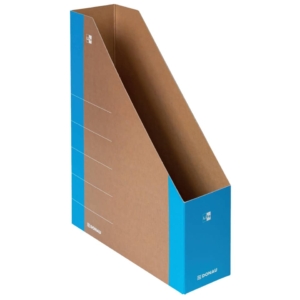 Portariviste in cartone formato A4 dorso 5 cm Donau blu