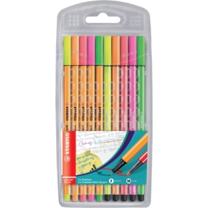 Pennarelli Stabilo Pen 68 e Point 88 - colori assortiti 8868/10-1 (conf.10)