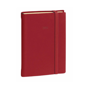 Agenda giornaliera 2026 Quo Vadis Daily 17 Prestige Silk 12x17 cm rosso 37601626MQ