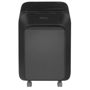Distruggidocumenti Powershred LX210 Fellowes taglio a mini frammento 4x12 mm - P-4 fino a 16 fogli - Nero - 23 litri