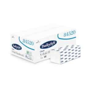 Asciugamani interfogliati piagatura a V Bulkysoft Classic 24x21,5 cm Bianco - 84520.E20 (conf.15 fascette da 200 fogli cad.)