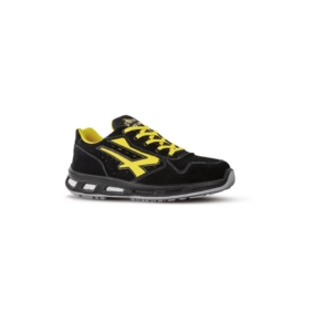 Scarpe antinfortunistiche in pelle di camoscio Axel S1P U-Power Nero/Giallo - n° 44