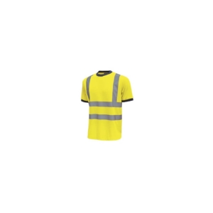 T-Shirt alta visibilità Mist U-Power cotone-poliestere Giallo fluo - Taglia L - HL165YF MIST L