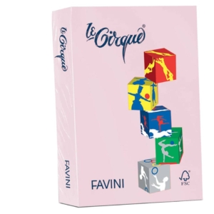 Risma carta colorata A3 Le Cirque Favini - 80g/m² - Rosa (500 fogli)