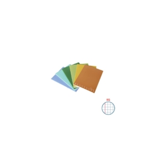 Quaderni Pigna Maxi Monocromo Green a quadretti Q - 42 fogli 80g/m² - A4 - copertine in colori assortiti (conf.10)