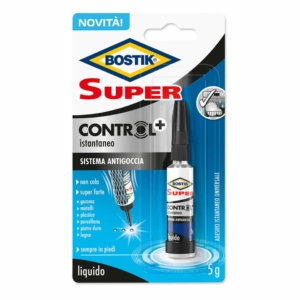 Colla attaccatutto cianoacrilica Bostik Super Control+ - 5 gr D2718