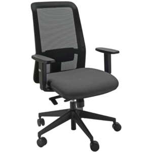 Sedia operativa girevole Unisit Jet JEA ergonomica schienale in rete - sedile antracite - JEA/ST