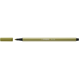 Pennarelli Stabilo Pen 68 tratto 1 mm verde muschio 68/37