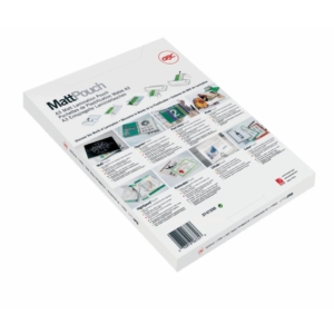 Pouches A4 per plastificatrici matt GBC - 2x75µm - opache (conf.100)