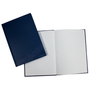 Quaderno cartonato 70g/m² A5 Donau tinta unita Blu a quadretti - 96 fogli - 330327020
