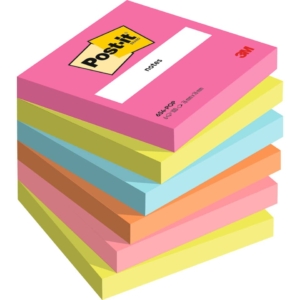 Foglietti Post-it® Popmistic multicolore - 100 foglietti - 76x76 mm - 654-pop (conf.6 blocchetti)