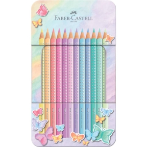 Matite colorate Faber-Castell Sparkle - colori pastel Assortiti - 201910 (conf.12)