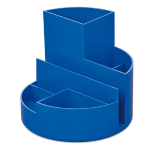 Portaoggetti Maul MAULRoundBox - riciclato Blu - Ø14 cm h.12,5 cm 41176 37.ECO