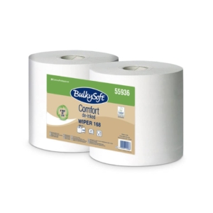 Bobina Multiuso 2 veli Comfort Wiper 168 m - Bulkysoft Bianco (conf.2 rotoli)