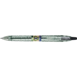 Penna a sfera a scatto Pilot ecoball B2P ricaricabile - punta 1 mm - inchiostro a base d'olio - nero - 040176