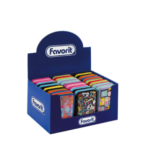 Astuccio 3 zip Favorit Fantasy - 12 pastelli + 18 pennarelli - colori assortiti - 400195575