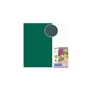 Cannetè - 50x70 cm - busta 10 fogli - 230 g/m² Deco verde scuro 2206/3