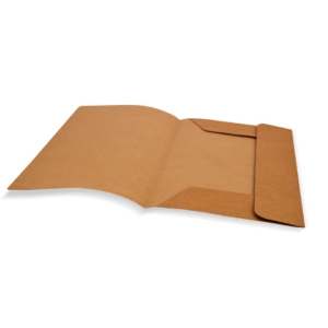 Cartelline a 3 lembi Euro-Cart Avana in Kraft 24,5x34 cm - 225g/m² (conf.25)