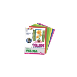 Carta velina 50x76 cm - busta 25 fogli - 20 g/m² Deco assortiti freddi 10733