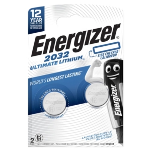 Batterie al litio a bottone Lithium Performance BP2 3V Blu Energizer CR2032 - E301319300 (conf.2)