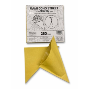 Coni Street in carta paglia Pigna Envelopes Kami 80gr + 9gr PE - 18x18 cm - 0250023 (conf.250)