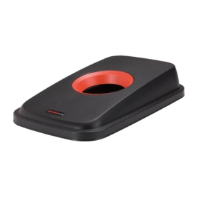 Coperchio Rotho Selecto Rosso foro tondo - Antracite/rosso