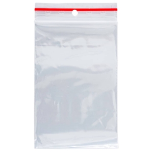 Buste trasparenti chiusura grip in LDPE 50 μm Q-Connect idonee al contatto alimentare - 8x12 cm (conf.1000)