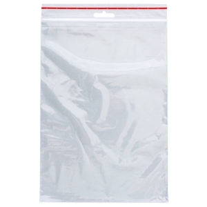 Buste trasparenti chiusura grip in LDPE 50 μm Q-Connect idonee al contatto alimentare - 17x23 cm (conf.1000)