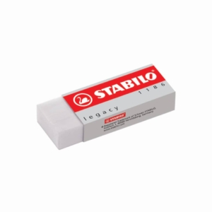 Gomme Bianche Stabilo Legacy senza PVC - 22x11x62 mm - 1186/20 (conf.20)