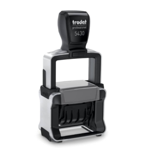 Professional 5430 - Datario con testo PERSONALIZZATO - H caratteri 4 mm - 41x24 mm - fino a 2+2 righe