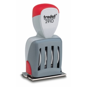 Classic 2910/P07 - Datario manuale con testo PERSONALIZZATO - 60x40 mm - fino a 4+4 righe