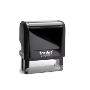 Timbro di testo personalizzato Trodat Printy 4912 - 47x18 mm - fino a 5 righe - blu - 182209