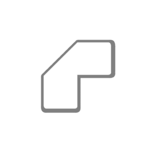 Sticker per pavimenti a L - 10x5 cm - Tarifold Bianco - B197202 (conf.10)