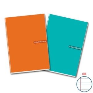 Maxi quaderni A4 copertina 200g/m² - 20+1 fogli 80g/m² Colorclub righe B (10 pezzi)