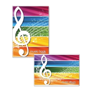 Album Maxi musica 16+1 fogli - A4 - Blasetti 100g/m² - punto metallico