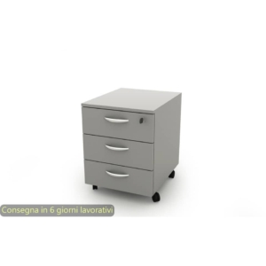 Cassettiera a 3 cassetti su ruote 17020 41x50xh.52,2 cm Artexport Grigio 17020/99/3T