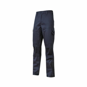 Pantalone da lavoro in cotone elasticizzato Guapo Blu U-Power taglia M