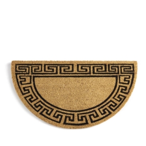 Zerbino "Coccogomma'' mezzaluna fondo in PVC Il Tappetino 40 x 75 cm 0632G