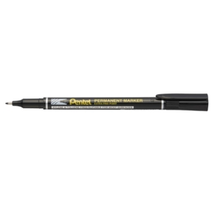 Pennarellini indelebili AmiKo punta extra fine - tratto 0,6 mm - Pentel Nero (conf.12)