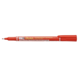 Pennarellini indelebili AmiKo punta extra fine - tratto 0,6 mm - Pentel Rosso (conf.12)