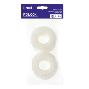 Bobine in nylon dentato ultra resistente per fascettatrice FIXLOCK Iternet Bianco (conf.2)