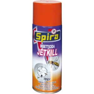 Insetticida schiumogeno spay a lunga gittata per vespe e calabroni Jetkill Spira 400 ml
