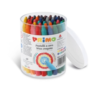 Pastelli a cera alta resistenza confezione 48 colori Primo assortiti 0503PC48E
