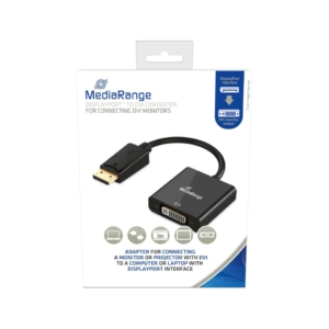 Convertitore da DisplayPort™ a DVI presa DVI-I (24+5 pin)/spina DP- 15 cm Media Range Nero - MRCS174