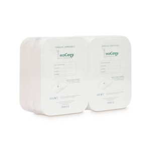 Coperchi per vaschette bio-compostabili ecoCanny Take Away in cartoncino Bianco 21x15,7 cm - ECO'COP23 (conf.100)