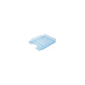 Vaschetta portacorrispondenza da scrivania Office Products in PP A4 - trasparente blu - 18016011-01