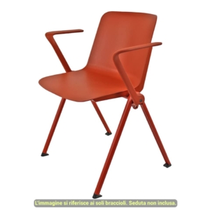 Coppia braccioli per linea Plus Unisit Rosso mattone ACCBRPL2RM